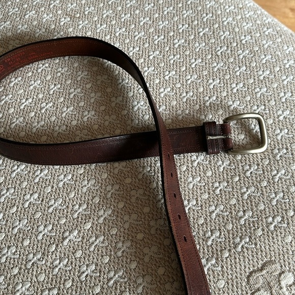Bill Adler full grain leather belt size 34 1.75” wide - Picture 1 of 5